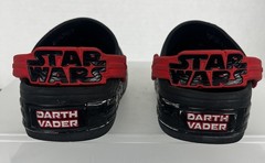 DARTH VADER Kids Crocs Clogs Child Shoe Size 12 Star Wars Theme Costume Wear