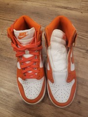 Nike Dunk High 2020 Syracuse Orange White Size 6Y Shoes Sneakers Rare