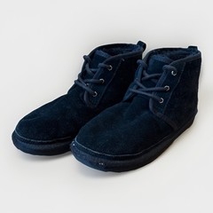 UGG Neumel II Boot Suede 1017320K Black Unisex /Boys Sz 5 EU 37