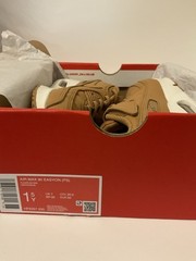 Little Boys – Air Max 90 Easy On (PS) – Size 1.5Y – Flax/Flax-Sail