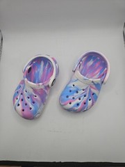 Crocs Classic Clog 206838 Unisex Marbled Pink Purple White Kids Toddler Size C4
