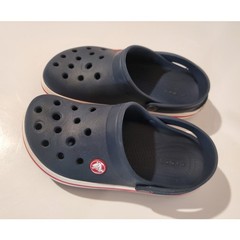 Crocs Kids Bayaband Lightweight Waterproof Clogs Size 13 Navy Blue Comfort Shoes