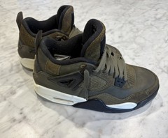 Nike Air Jordan 4 Retro SE Craft Medium Olive Green size 6Y