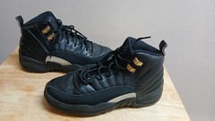 NIKE AIR JORDAN XII 12 RETRO BG 2015 Size 6Y THE MASTER BLACK GOLD 153265-013