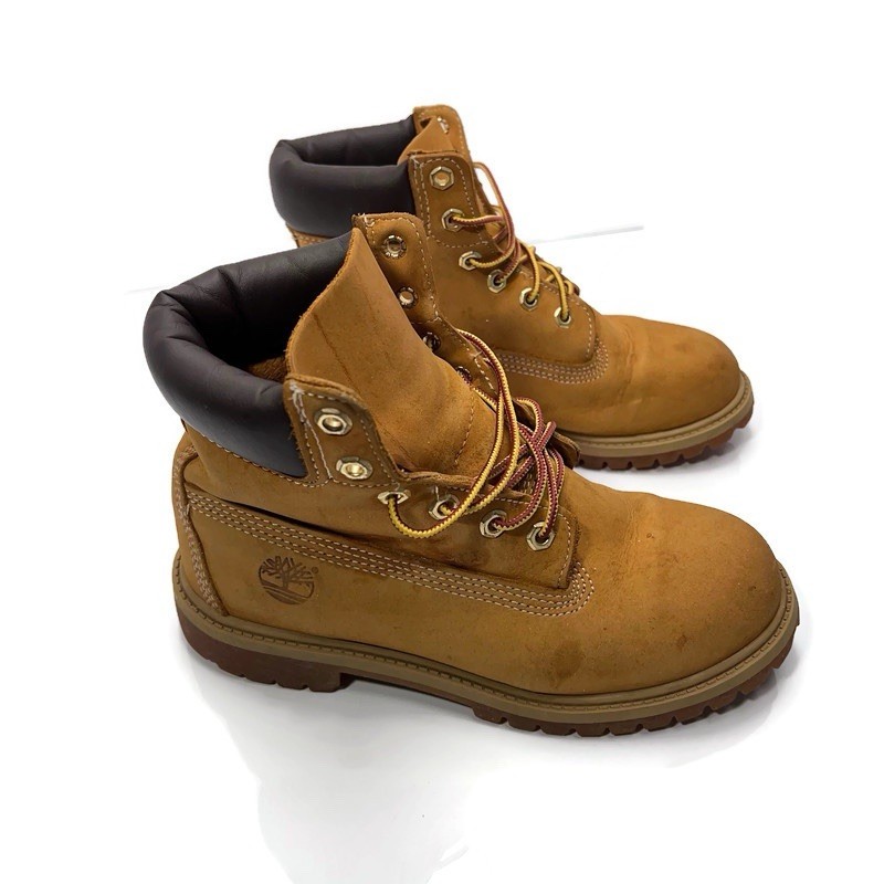 Timberland Junior 6 inch Premium Wheat Waterproof Boys Boot Size 5 M (12909)