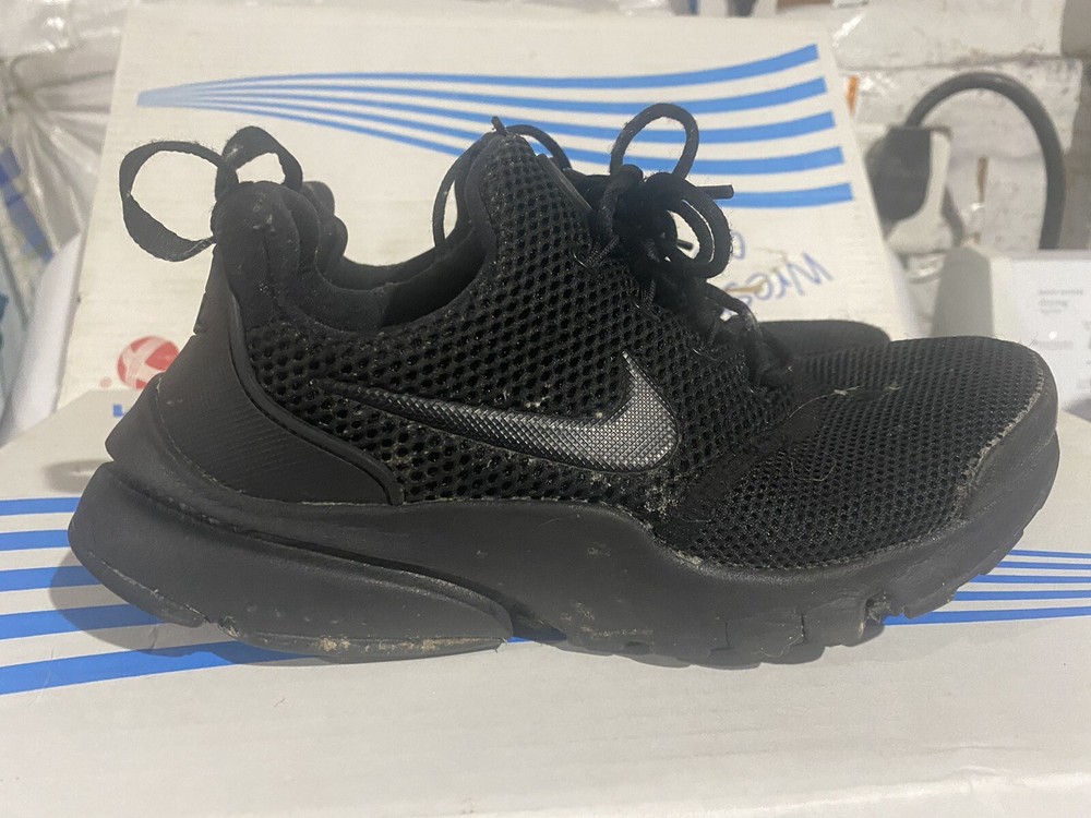 Nike Presto Fly GS Black Grey Splatter Size 4Y Youth / Size 5.5 Women