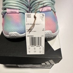adidas Lite Racer Adapt 7.01 Multicolor Mesh Sneakers Unisex Kids 5K JS0985