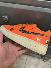 Nike Air Force 1 Low “Just Do It” Orange – Size 4.5Y
