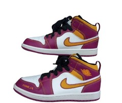 Jordan Air Jordan 1 Mid GS Sneaker Purple/White/Orange/Black 2Y DC0499-100