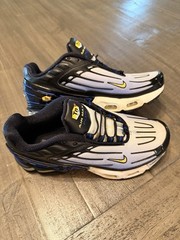 TN Air Nike Air Max Plus 3 GS Black/Chamois/Hyper Blue Size 4.5Y CD6871-001