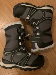 Keen TERRADORA WINTER WP Boot in Raven/Vapor 1019790 kids unisex 9 snow EU25/26