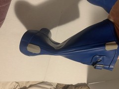 Hunter Little Kids Original First Classic Rain Boot Blue Sz. Boy 13 Girl 1B