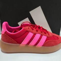 Adidas Barreda Decode J Kids Shoes Sneakers Scarlet Red Lucid Pink Gum Size 4
