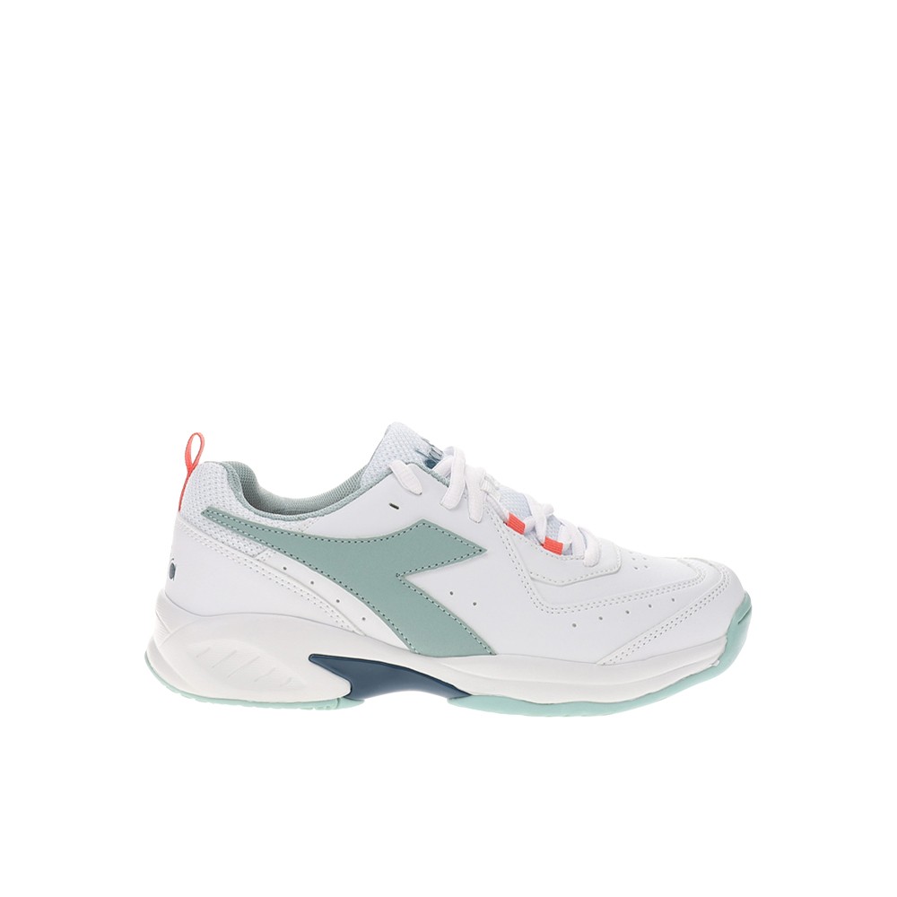 diadora S. Challenge 5 Super Light Tennis Youth Boys White Sneakers Athletic Sh