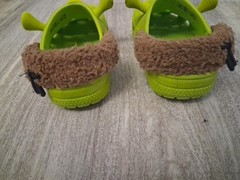 Crocs Shrek Toddlers Size C9 Classic Clog Green Dreamworks Movie Slip-On Childen