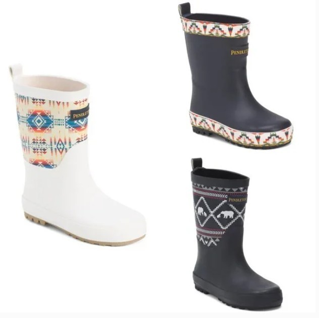 NIB UNISEX PENDLETON TRAIL / TUSCAN RAIN BOOTS -VARIOUS