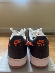 Size 5Y – Nike Air Force 1 (GS) Ash Total Orange Gum Gradeschool New CT3839-119