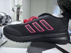 Adidas X_PLRPATH K Black Red Size 7 Athletic Running Shoes IH1072