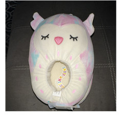 Squishmallows Lesidi the Owl Multicolor Plush Slippers Unisex Kids Size 4/5