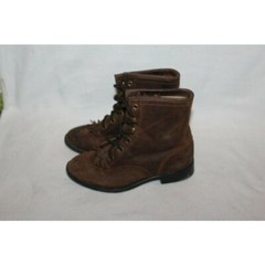 Youth Dan Post Boots Size 13 DPC 2121 Brown Roper Western Rodeo Riding Horse CP