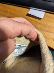 Sorel Camel Colored Kids House Slippers Size 2 Preowned