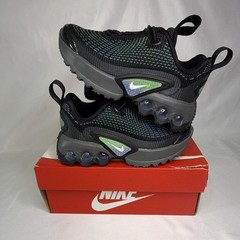 Nike Air Max DN (PS) Black/White-Hyper Cobalt Elastic Lace 8C $110 Retail