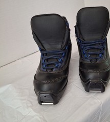 Black And Blue Karhu Discovery Jr Cross Country Ski Boots Eur 34, US 2.5 Or 3