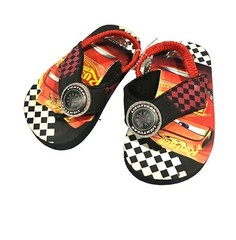 Disney PIXAR Cars Flip Flops Ankle Strap Lightning McQueen Small 5/6 Sandals