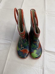 Lone Cone Dinosaur Rain Boots Toddler Size 9 Waterproof Rubber Dino Print