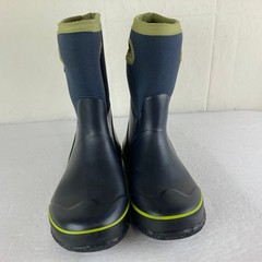 Bogs Waterproof Boots Kids Boy Blue Lime Green Insulated Rain Snow Winter Mud