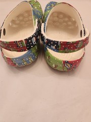CROCS Vineyard Vines HOLIDAY PATCHWORK CLOGS Size 3 Kids J3 Christmas Unisex