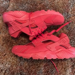 NIKE HUARACHE RUN (GS) UNIVERSITY RED SIZE 7Y [654275-600]