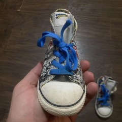 Converse Chuck Taylor All Star High Tops DC Comics Superman Kids Size 10 G4