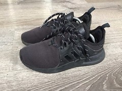 Adidas X_PLR Core Triple Black Youth Boys Size 4.5 Sneakers Shoes BY9879