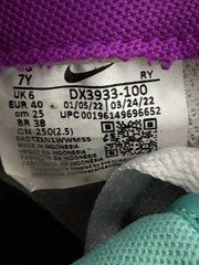 Nike Air Force 1 LV8 PS ‚Just Do It! – White Black Vivid Purple – Youth Size 7