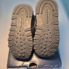 Reebok Classic Leather Infants Black Running Shoes HR0496 Size 6 USA Kids