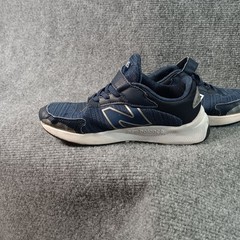 New Balance Kids Navy Blue Hook and Loop Lace Up Athletic Shoe Toddler Sz US 1W