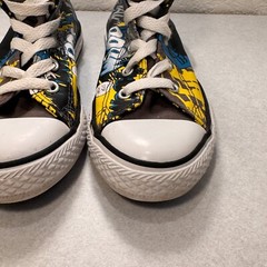 Converse All Star Batman Comic High Top Sneaker Shoes Size Youth 1
