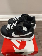Nike Toddler Dunk Low TD Black Panda Size 7C- DH9761 002