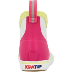 Xtratuf Kid’s Ankle Deck Boot – White Multi/Pink XKAB101