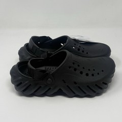 Crocs Echo Clog Kids Juniors Youth Size 6 Black Beach Summer Sandals Shoes