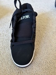Heelys Propel 2.0 Wheeled Sneakers with Wheels Black/White Lace-Up Mens US 7