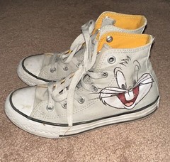 Converse x All Star Looney Tunes Bug Bunny Kids Size 1