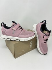 On Cloud Play Kids Zephyr Hook & Loop Sneakers White Pink Size 1K Toddler NEW