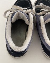 Vans Old Skool Skate Shoes Blue Suede/Canvas Youth size 5.5