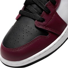 Big Kid’s Jordan 1 Low SE Dark Beetroot/Black-Roma Green (DM0589 635)