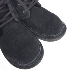 UGG Neumal Black Suede Chukka Boots Unisex Kids Size 1 Youth Lace Up