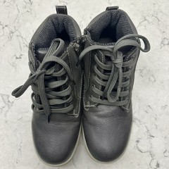 Eddie Bauer Gray Leather Side Zip Casual Boots Kid’s Size 3