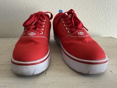 Heelys Pro 20 Prints Red Checkered Skate Shoes Size 7 Youth Sneakers