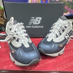 New Balance 1000 Kids Blue/Gray Lace-Up Sneakers US 5.5m women 7